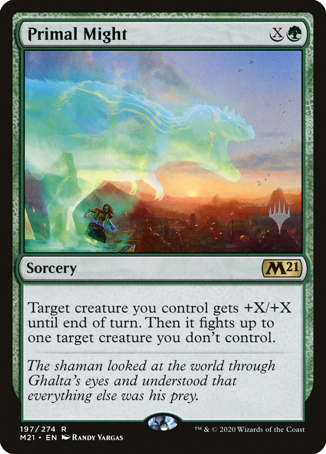Primal Might (Promo Pack) [Core Set 2021 Promos] | The CG Realm