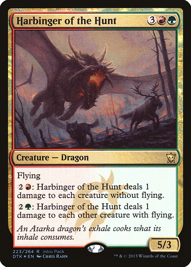 Harbinger of the Hunt (Intro Pack) [Dragons of Tarkir Promos] | The CG Realm