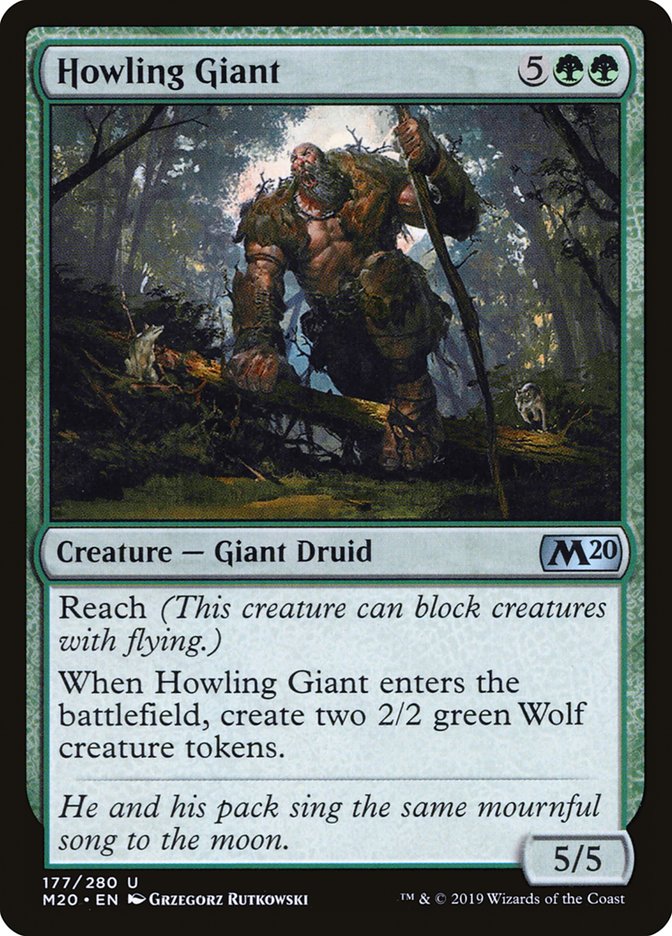 Howling Giant [Core Set 2020] | The CG Realm