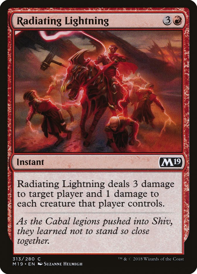 Radiating Lightning [Core Set 2019] | The CG Realm