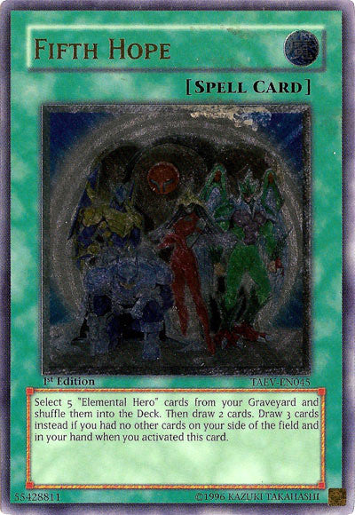 Fifth Hope [TAEV-EN045] Ultimate Rare | The CG Realm