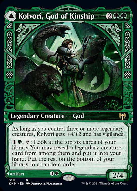 Kolvori, God of Kinship (Showcase) (KHM-318) - Kaldheim: (Showcase)