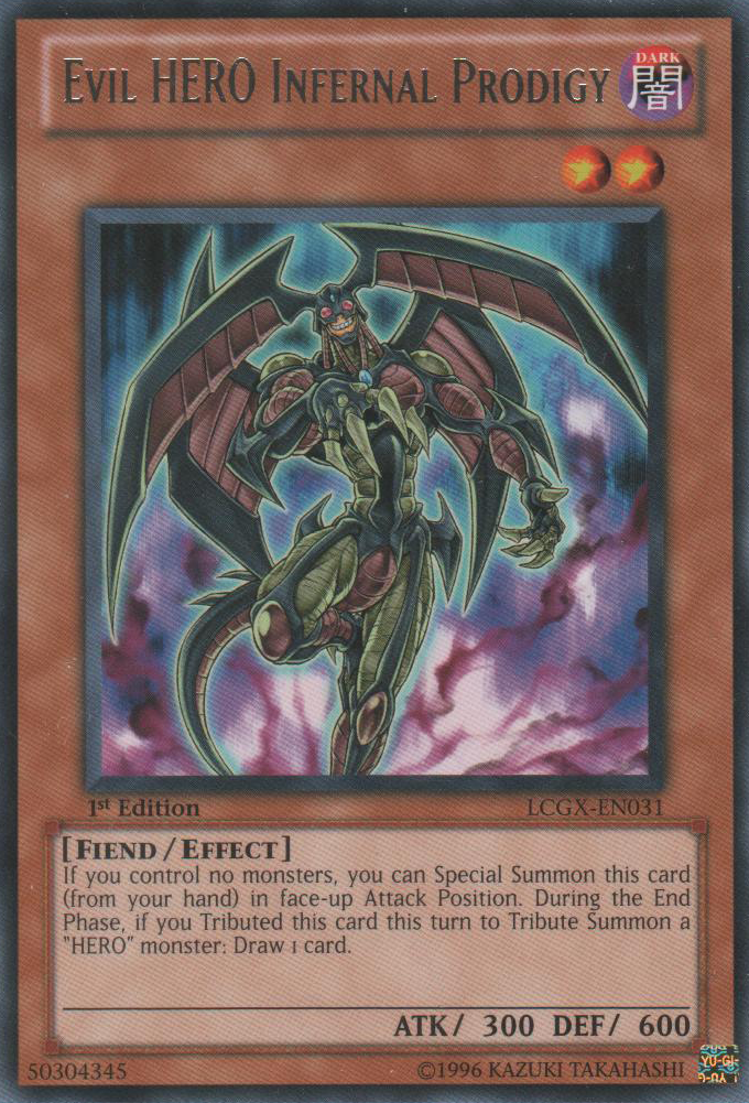 Evil HERO Infernal Prodigy [LCGX-EN031] Rare | The CG Realm