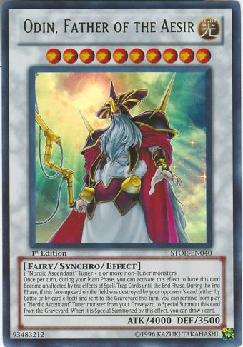 Odin, Father of the Aesir [STOR-EN040] Ultra Rare | The CG Realm