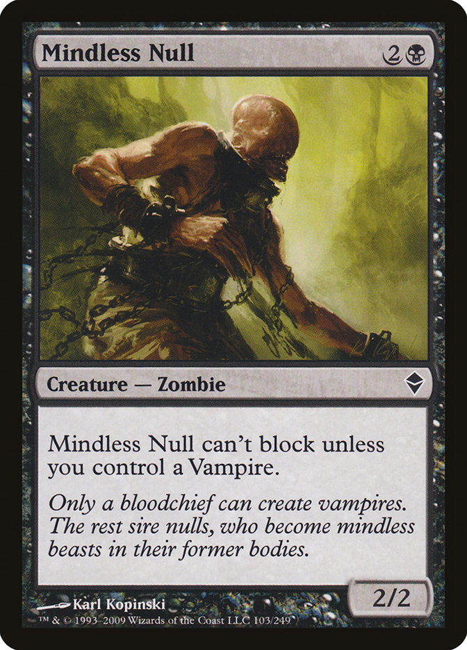 Mindless Null [Zendikar] | The CG Realm