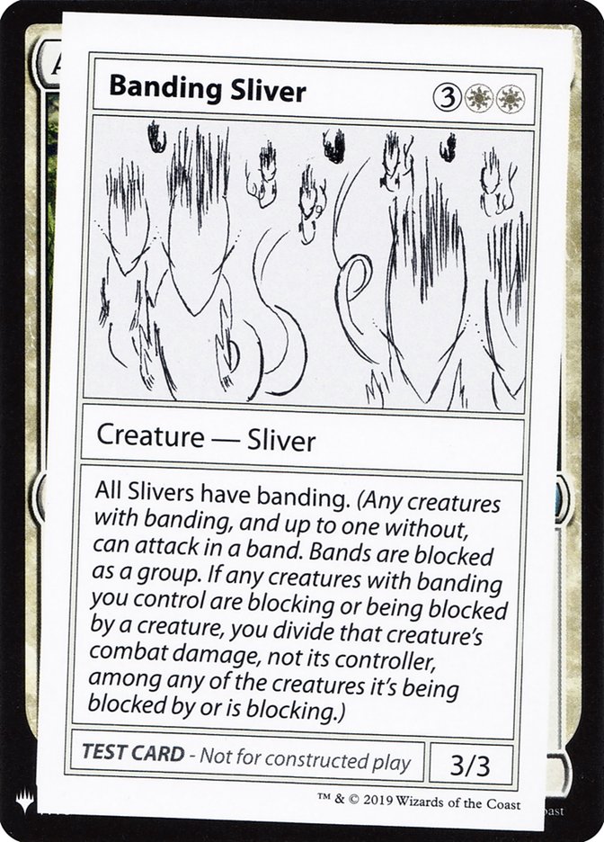 Banding Sliver [Mystery Booster Playtest Cards] | The CG Realm