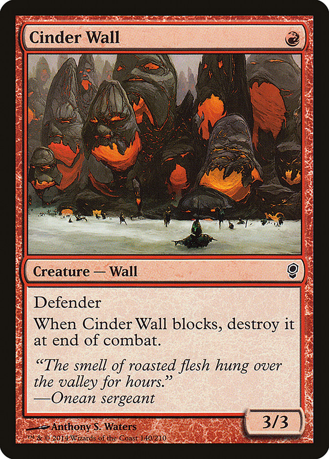 Cinder Wall [Conspiracy] | The CG Realm