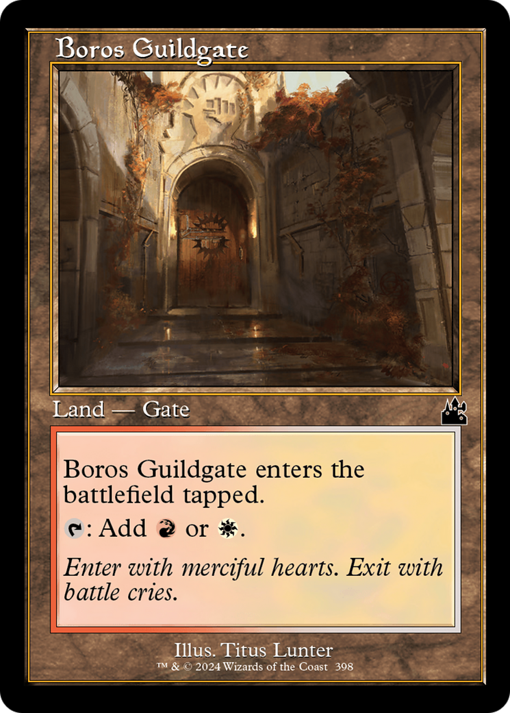 Boros Guildgate (Retro Frame) [Ravnica Remastered] | The CG Realm