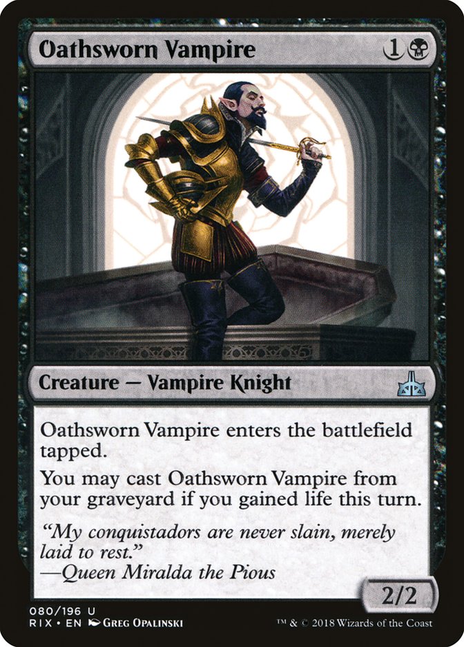 Oathsworn Vampire [Rivals of Ixalan] | The CG Realm