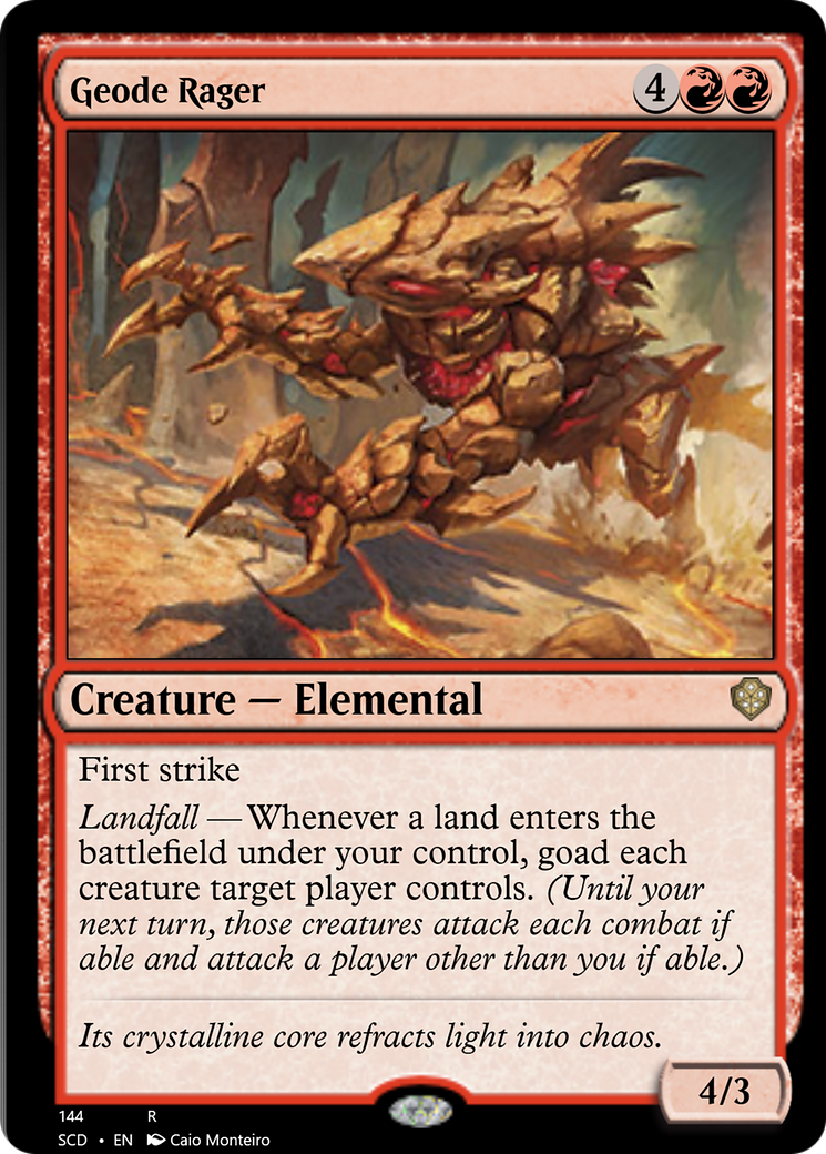 Geode Rager [Starter Commander Decks] | The CG Realm
