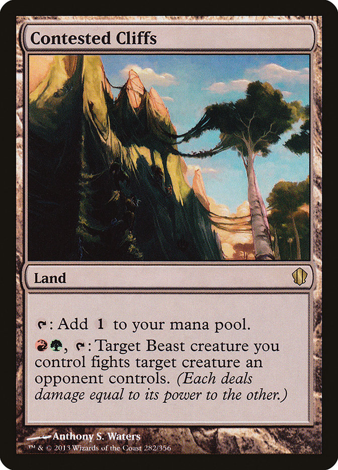 Contested Cliffs [Commander 2013] | The CG Realm
