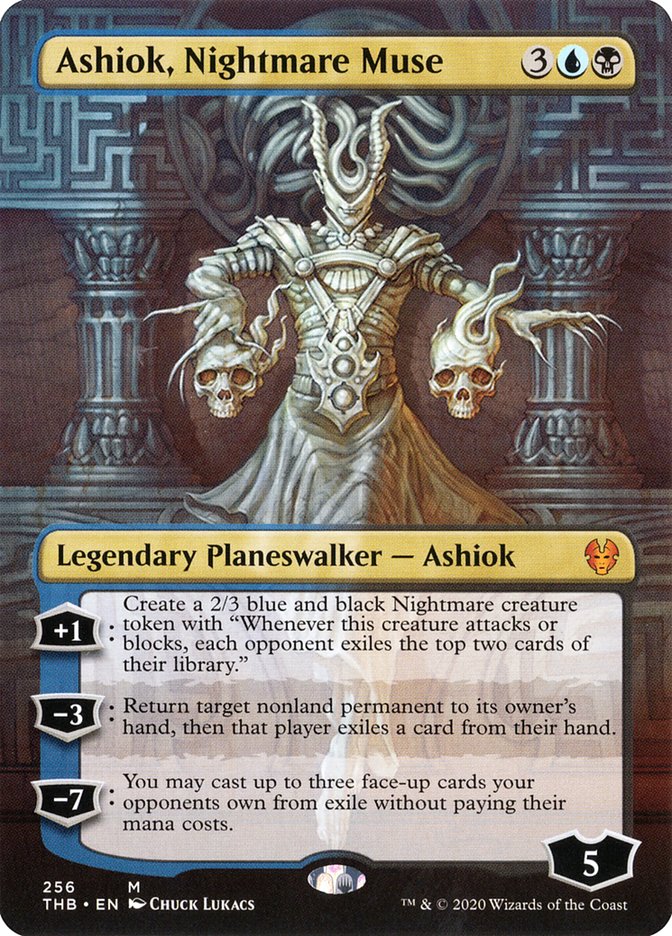 Ashiok, Nightmare Muse (Borderless) [Theros Beyond Death] | The CG Realm