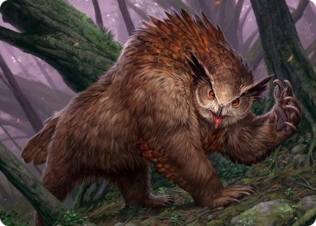 Owlbear Art Card [Dungeons & Dragons: Adventures in the Forgotten Realms Art Series] | The CG Realm