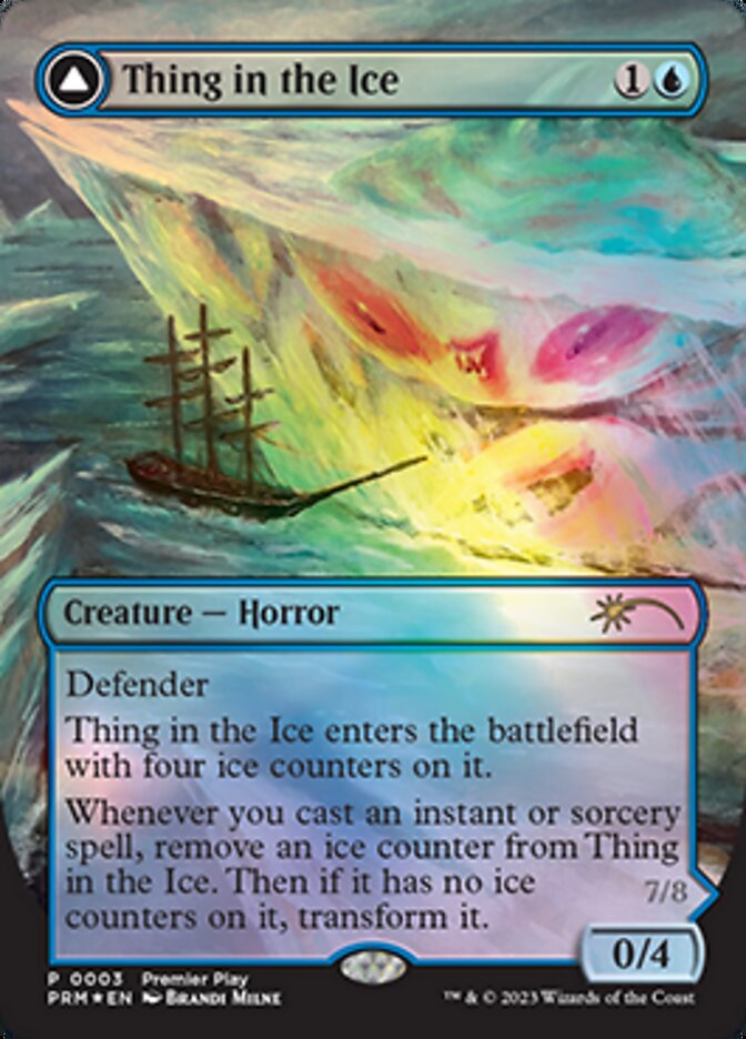 Thing in the Ice (PTP-003) - Regional Championship Qualifiers 2023 (Borderless)