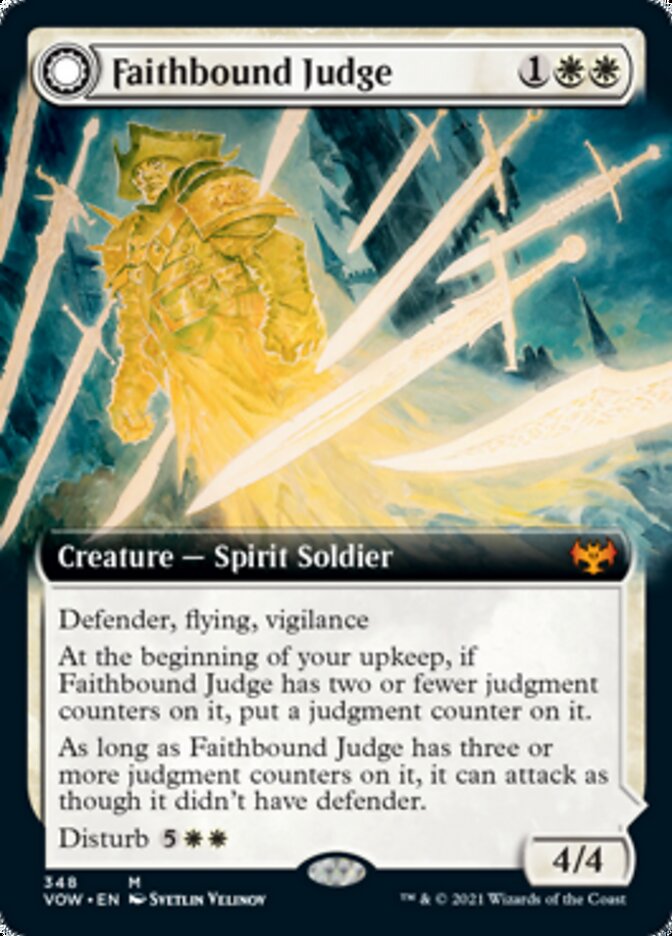 Faithbound Judge // Sinner's Judgment (Extended Art) [Innistrad: Crimson Vow] | The CG Realm