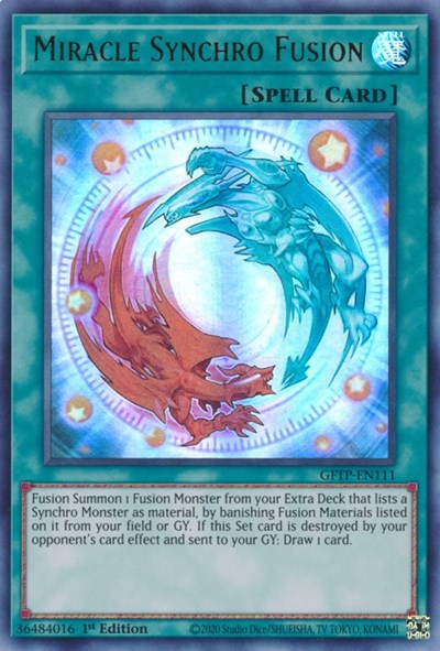 Miracle Synchro Fusion [GFTP-EN111] Ultra Rare | The CG Realm