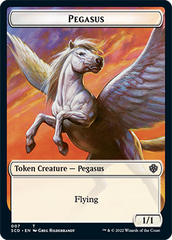 Pegasus // Thopter Double-Sided Token [Starter Commander Decks] | The CG Realm