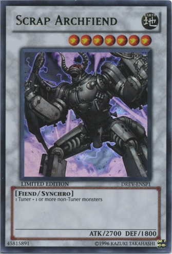Scrap Archfiend [DREV-ENSP1] Ultra Rare | The CG Realm