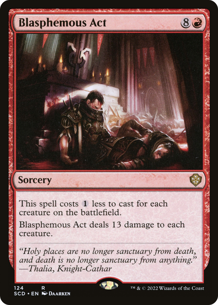 Blasphemous Act [Starter Commander Decks] | The CG Realm