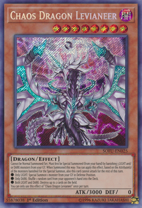 Chaos Dragon Levianeer [SOFU-EN025] Secret Rare | The CG Realm