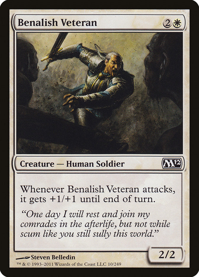 Benalish Veteran [Magic 2012] | The CG Realm