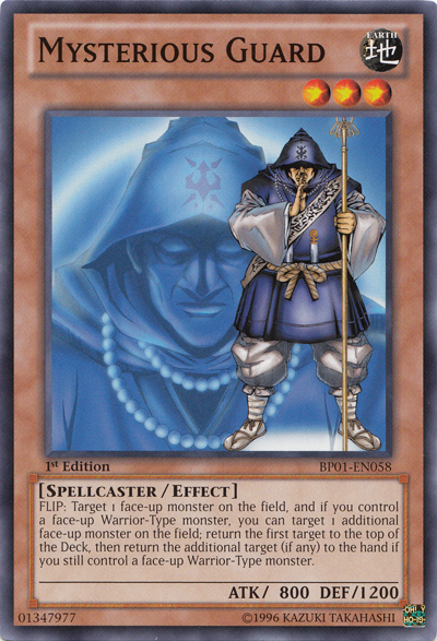 Mysterious Guard [BP01-EN058] Common | The CG Realm