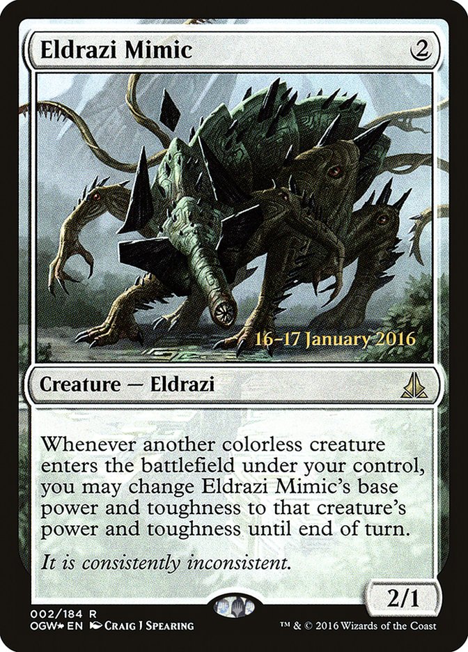 Eldrazi Mimic [Oath of the Gatewatch Prerelease Promos] | The CG Realm