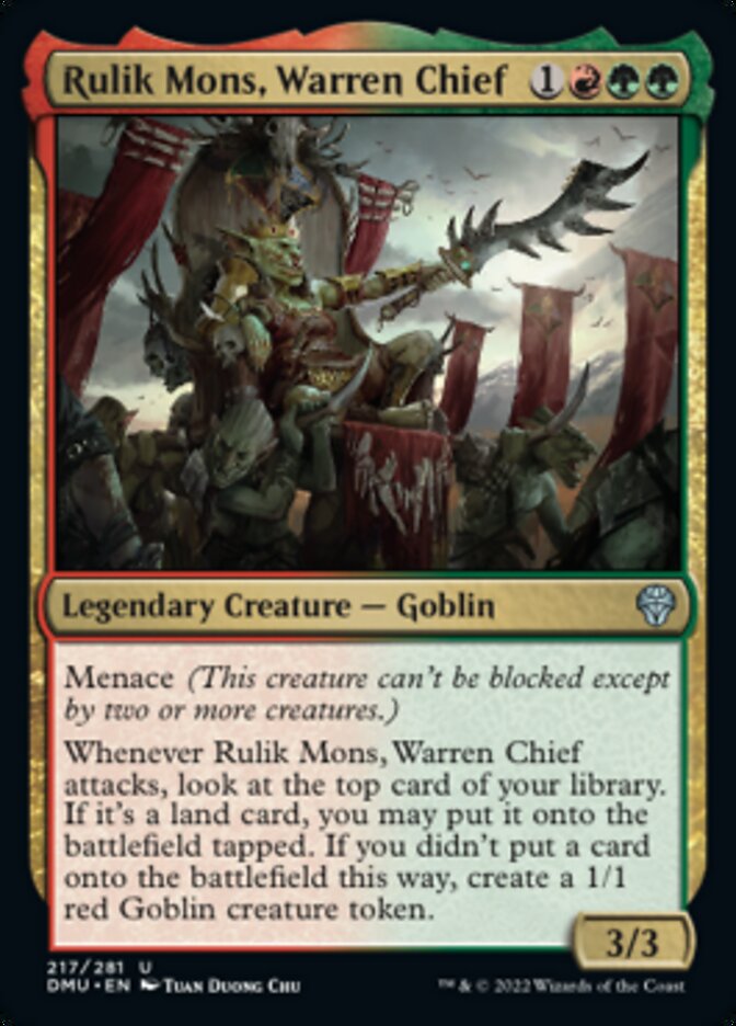 Rulik Mons, Warren Chief [Dominaria United] | The CG Realm