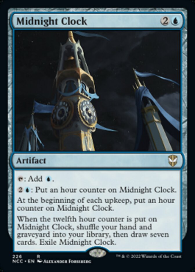 Midnight Clock [Streets of New Capenna Commander] | The CG Realm