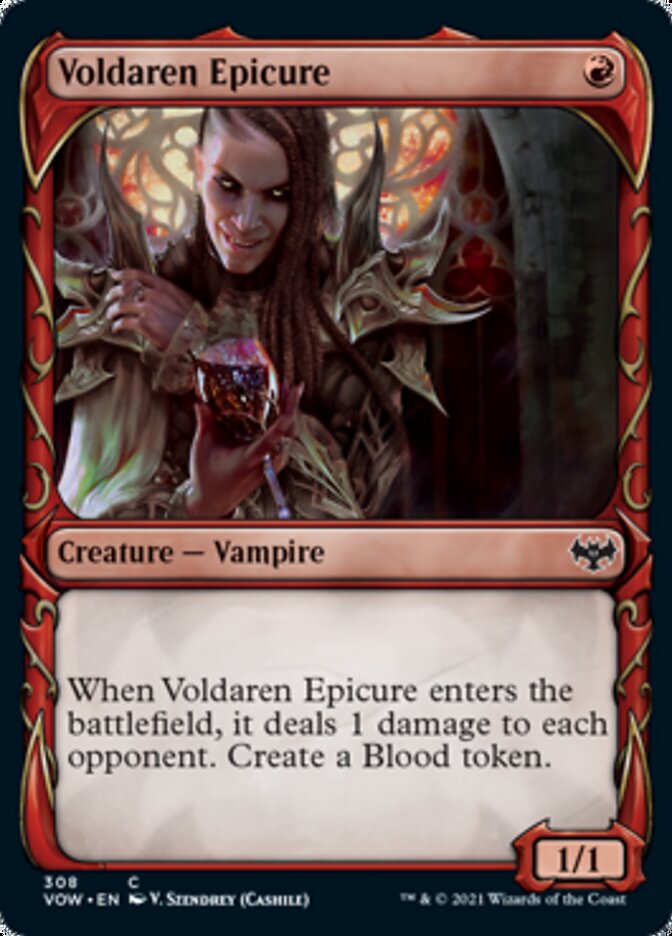 Voldaren Epicure (Showcase Fang Frame) [Innistrad: Crimson Vow] | The CG Realm