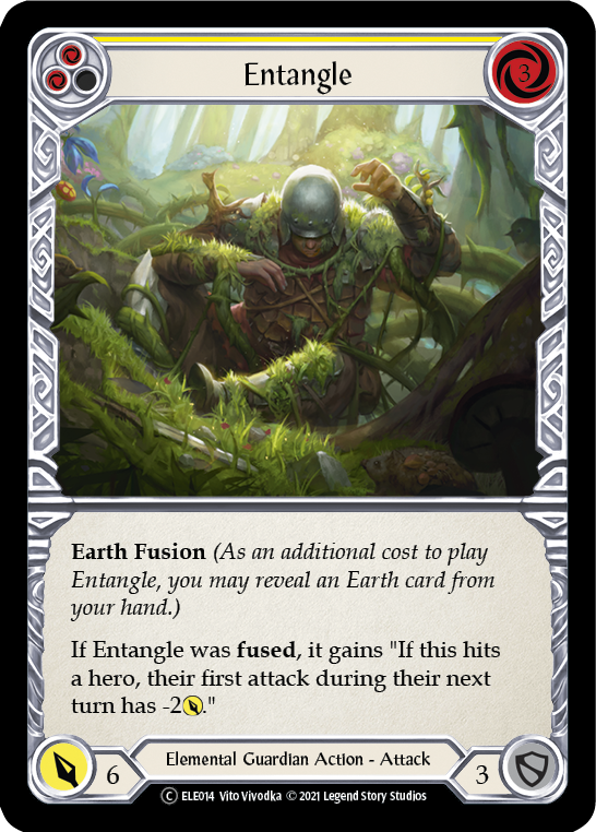Entangle (Yellow) [U-ELE014] (Tales of Aria Unlimited)  Unlimited Rainbow Foil | The CG Realm