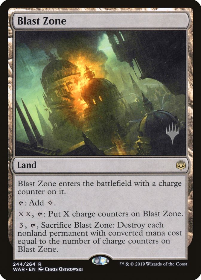 Blast Zone (Promo Pack) [War of the Spark Promos] | The CG Realm
