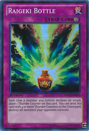 Raigeki Bottle [BPW2-EN091] Super Rare | The CG Realm