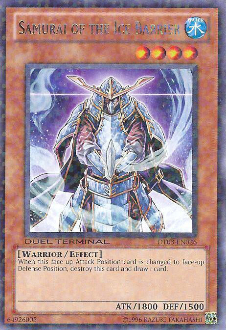Samurai of the Ice Barrier [DT03-EN026] Rare | The CG Realm