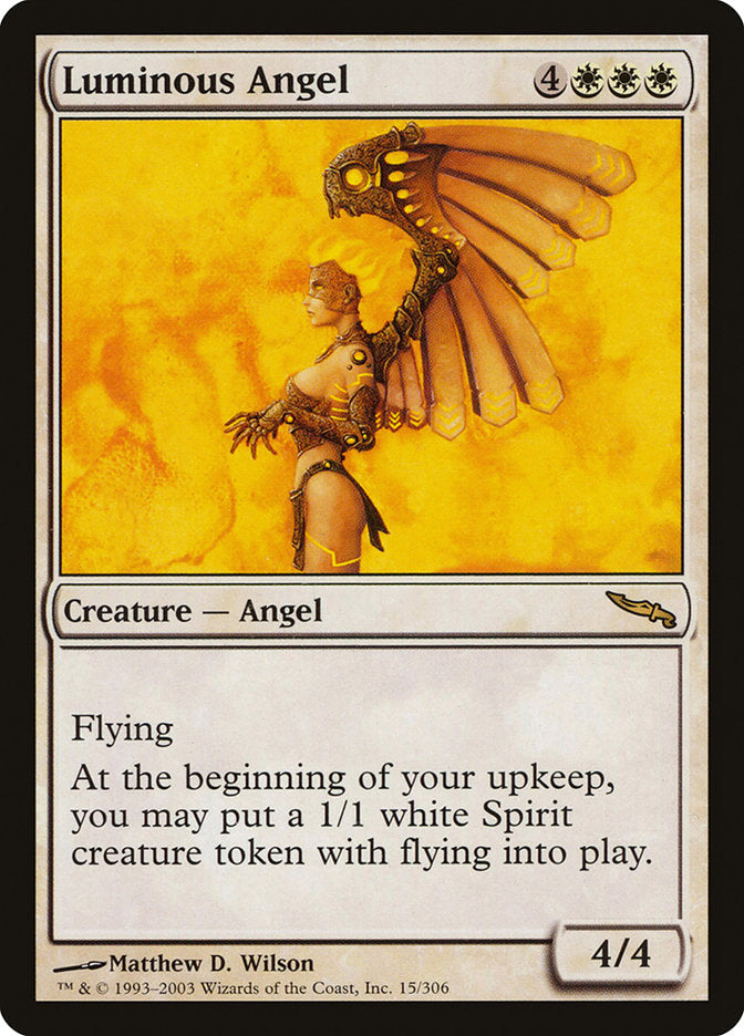 Luminous Angel [Mirrodin] | The CG Realm