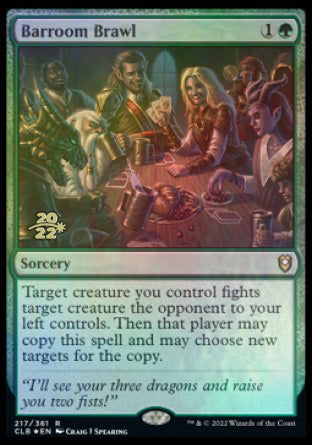 Barroom Brawl [Commander Legends: Battle for Baldur's Gate Prerelease Promos] | The CG Realm