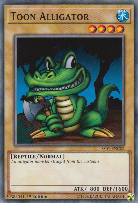 Toon Alligator [SS01-ENC02] Common | The CG Realm