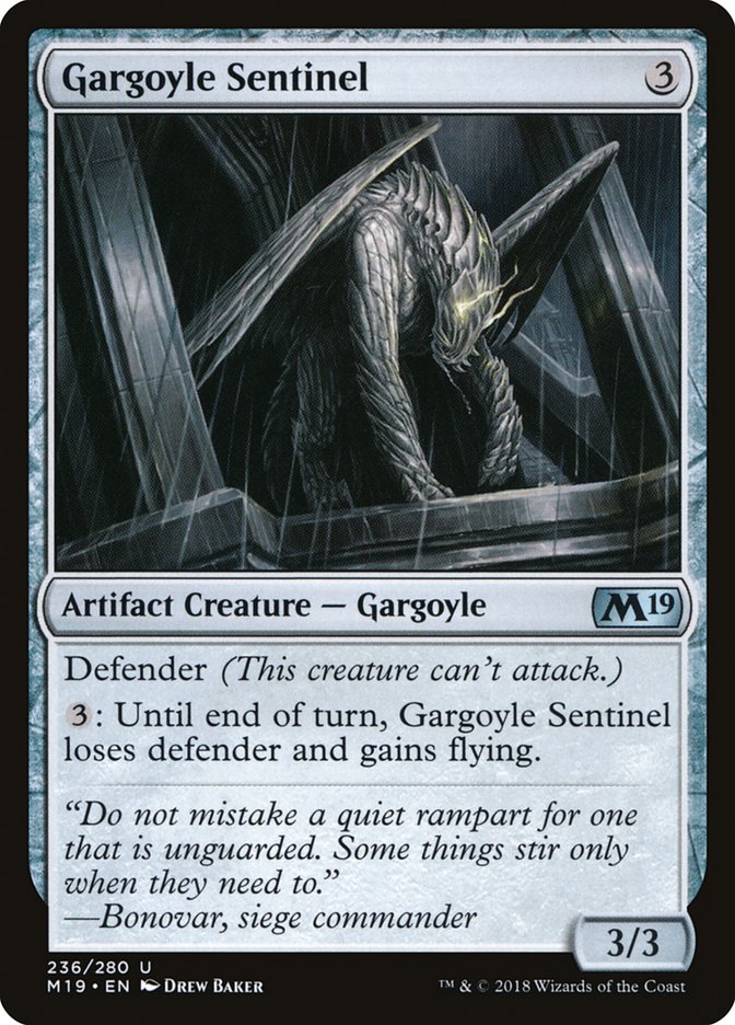 Gargoyle Sentinel [Core Set 2019] | The CG Realm
