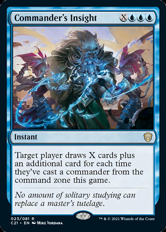 Commander's Insight [Commander 2021] | The CG Realm