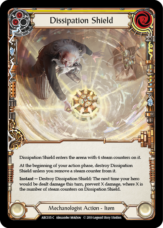 Dissipation Shield [ARC035-C] (Arcane Rising)  1st Edition Rainbow Foil | The CG Realm