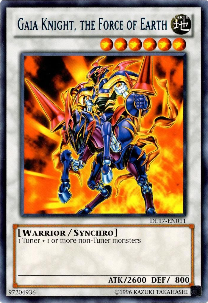 Gaia Knight, the Force of Earth (Blue) [DL17-EN011] Rare | The CG Realm