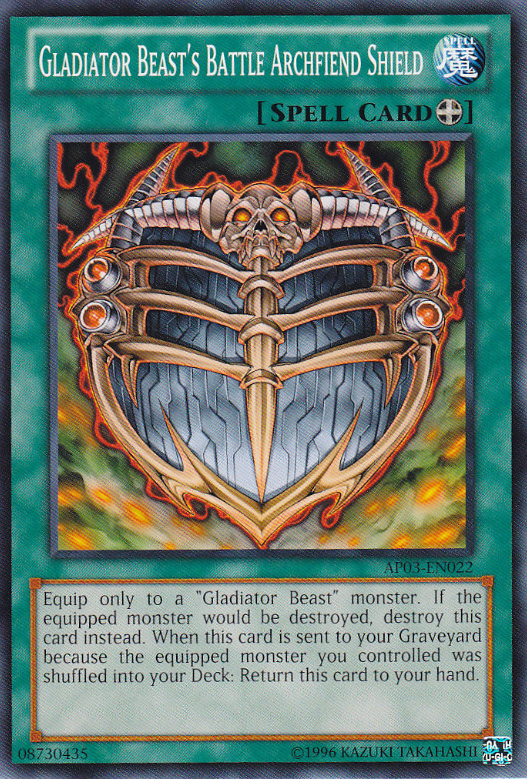 Gladiator Beast's Battle Archfiend Shield [AP03-EN022] Common | The CG Realm