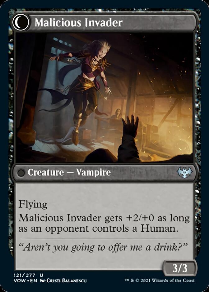 Innocent Traveler (VOW-121) - Innistrad: Crimson Vow: (Double Faced Transform)