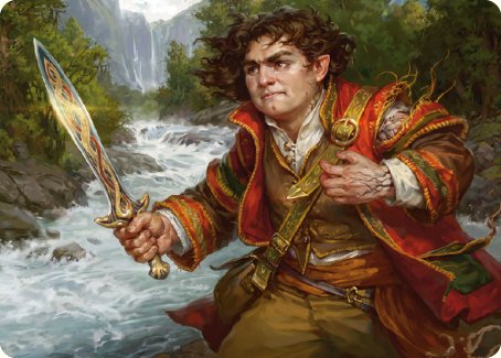 Frodo Baggins Art Card (16/81) [The Lord of the Rings: Tales of Middle-earth Art Series] | The CG Realm