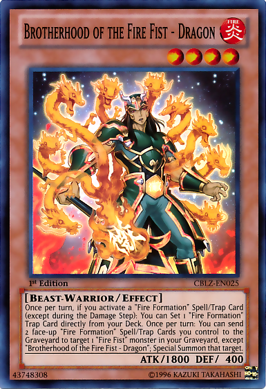 Brotherhood of the Fire Fist - Dragon [CBLZ-EN025] Super Rare | The CG Realm