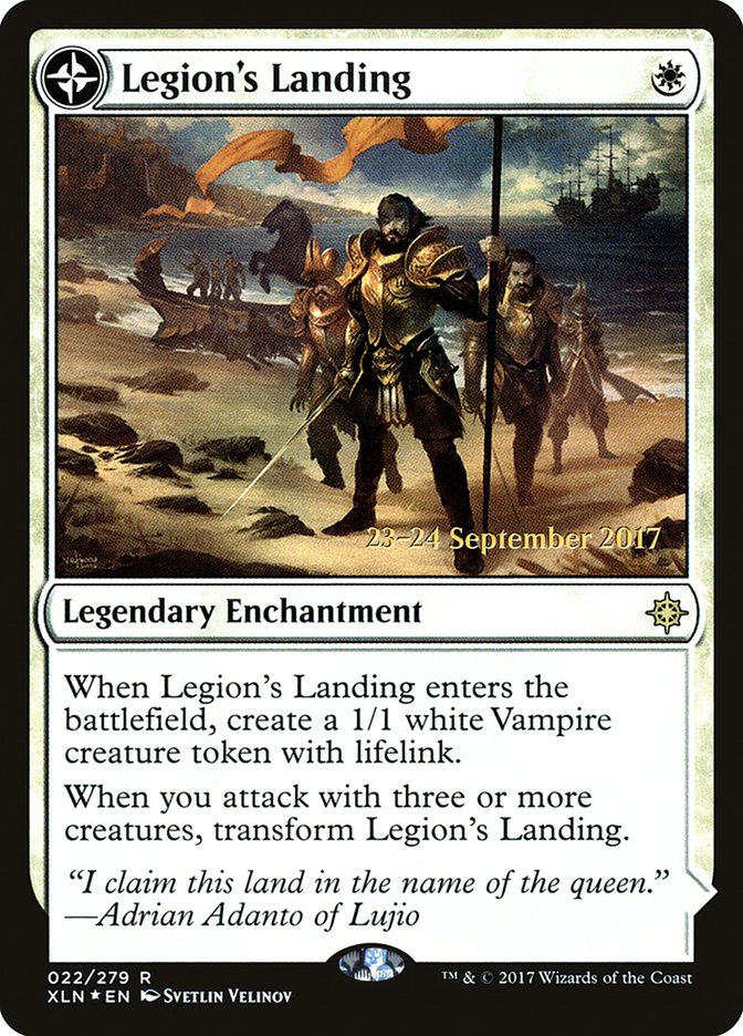 Legion's Landing (PRE-022) - Ixalan Promos: (compasslanddfc) Foil