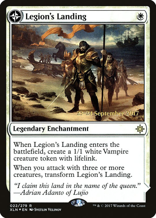 Legion's Landing (PRE-022) - Ixalan Promos: (compasslanddfc) Foil