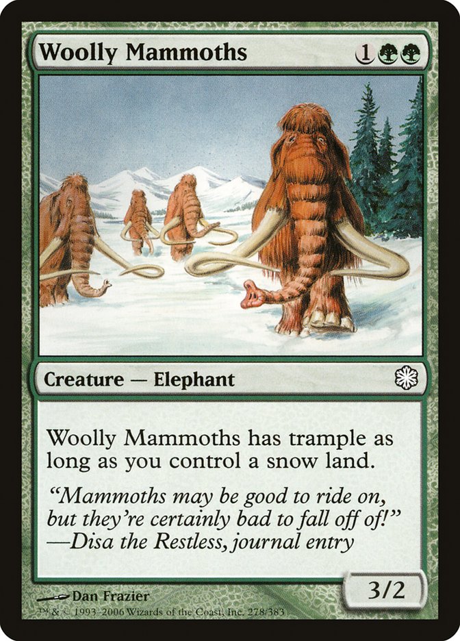 Woolly Mammoths [Coldsnap Theme Decks] | The CG Realm