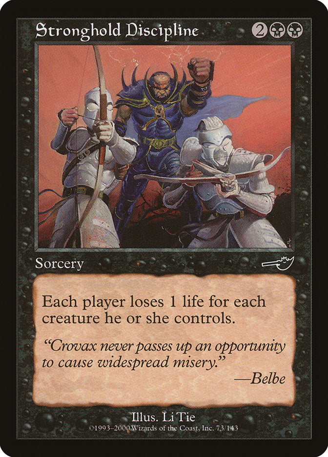 Stronghold Discipline [Nemesis] | The CG Realm