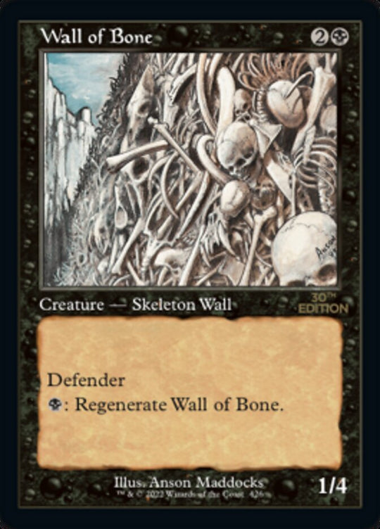 Wall of Bone (Retro Frame) (30A-426) - 30th Anniversary Edition